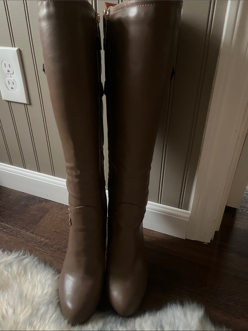 Women's Tall Brown Riding Boots